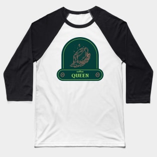 coffee queen vintage for womens Baseball T-Shirt